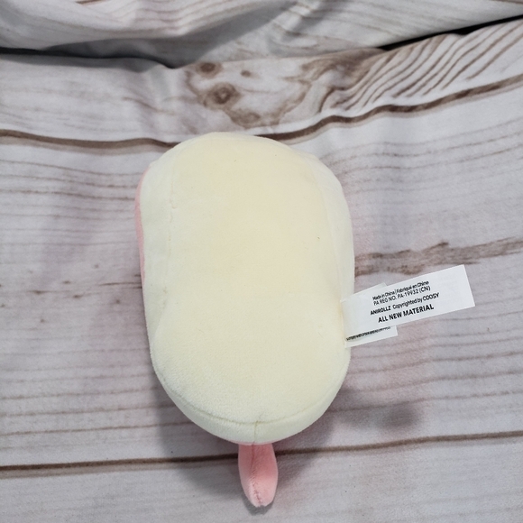 Anirollz Kittiroll Pink Cream Cat Plush Stuffed Toy Squish Coosy 5 Inch 2021 - Picture 4 of 9